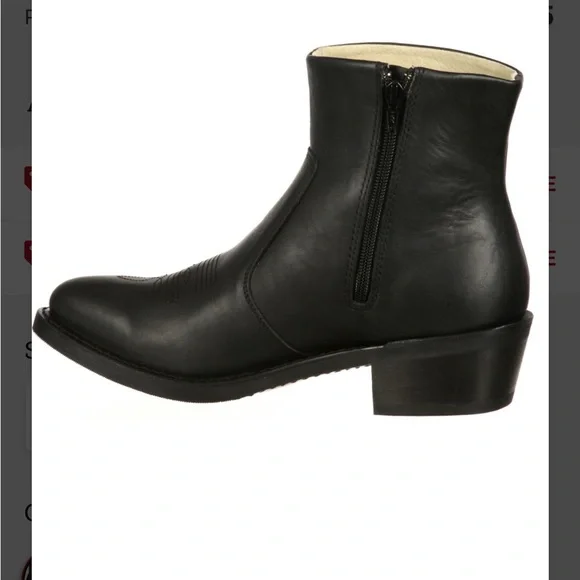 Durango Black Cowboy & Western Boots - Picture 4 of 15